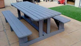 10 Seater Grey Walk in Picnic Bench
