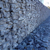 Hexagonal Woven Mesh Gabion Baskets 2m x 1m x 1m (Galvanized)