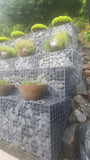 Gabion Basket 1m x 0.5m x 0.5m -  WELDED MESH WIRE