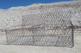 Hexagonal Woven Mesh Gabion Baskets 2m x 1m x 1m (Galvanized)