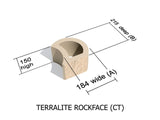 Terralite  Retaining Block (Rockface and Smooth)