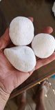 1 Ton Tumbled White Pebbles (50 x 20Kg bags)