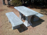 Concrete Table and Benches - Manhatan